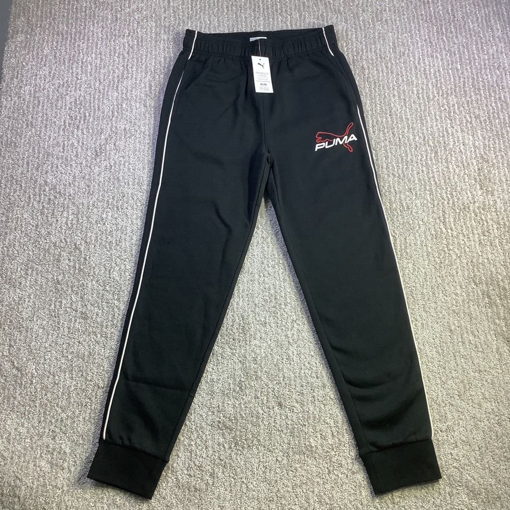 Puma Kids Black Pullover Hoodie & Track Pants Set Loungewear Size M NWT - Picture 13 of 16